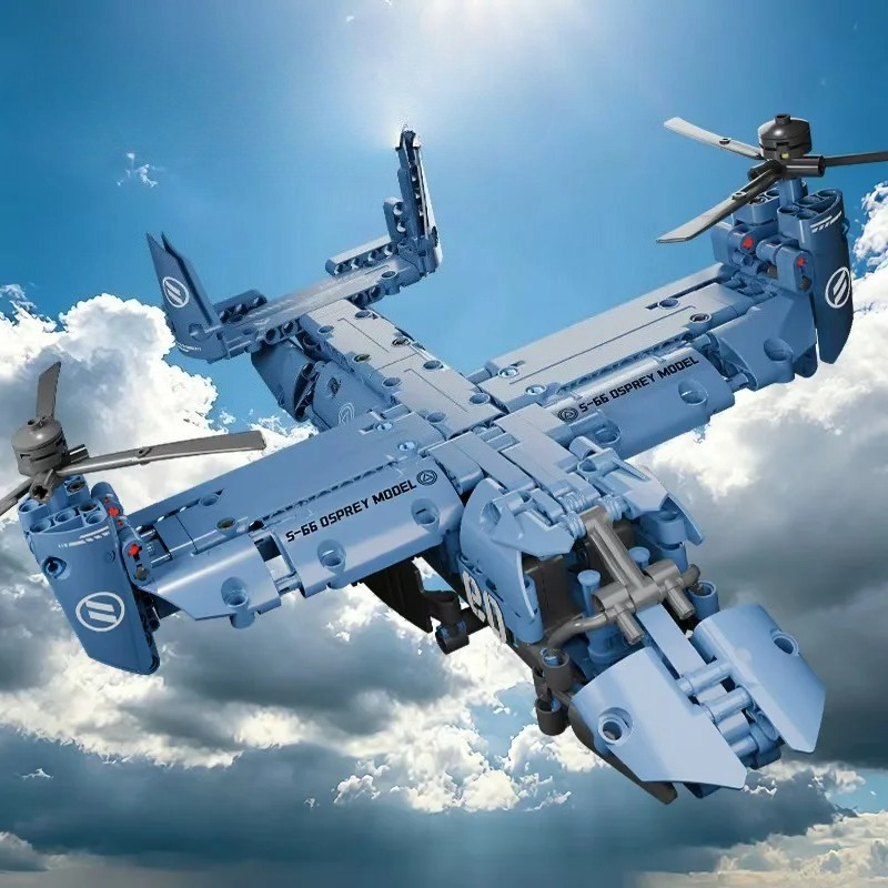 1480pcs V-22 Osprey Aircraft M - Jjrc Drone X12 review and price