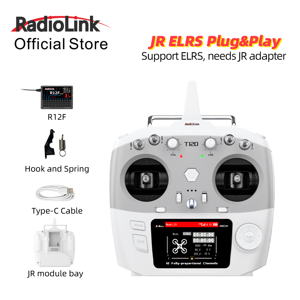 RadioLink T12D JR Module 12CH  - Drone Gimbal Controller review and price
